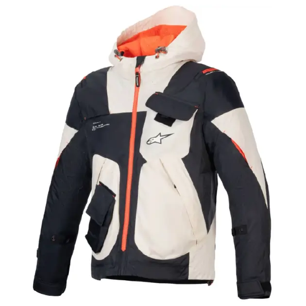 Chaqueta Alpinestars MOGRESS AIR Negro/ALMOND/Naranja