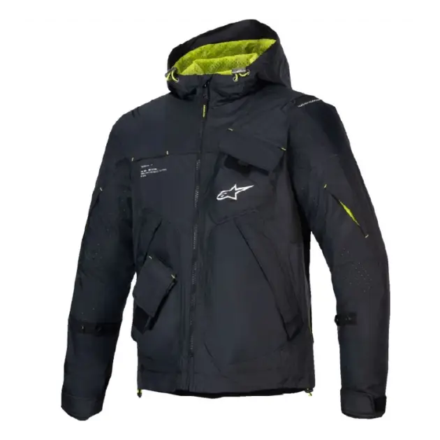 Chaqueta Alpinestars MOGRESS AIR Negro/LIME/Blanco