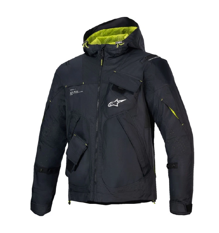 Chaqueta Alpinestars MOGRESS AIR Negro/LIME/Blanco