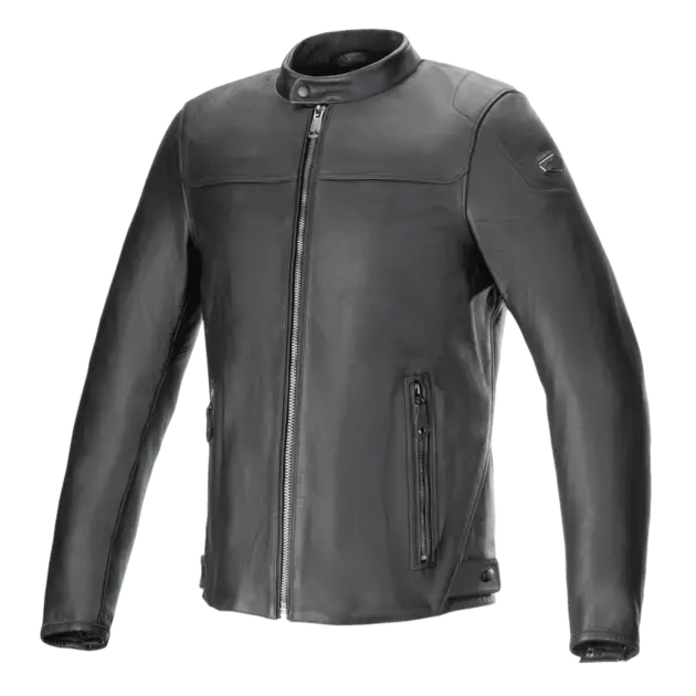 Chaqueta Alpinestars BLACKTRACK de Cuero Negro