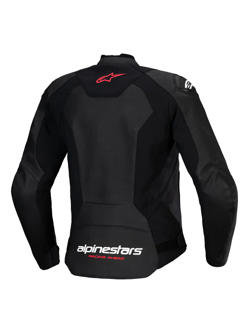 Chaqueta Alpinestars STELLA FSTR V3 de Cuero Negro/Blanco/CRL (Mujer) - Image 2