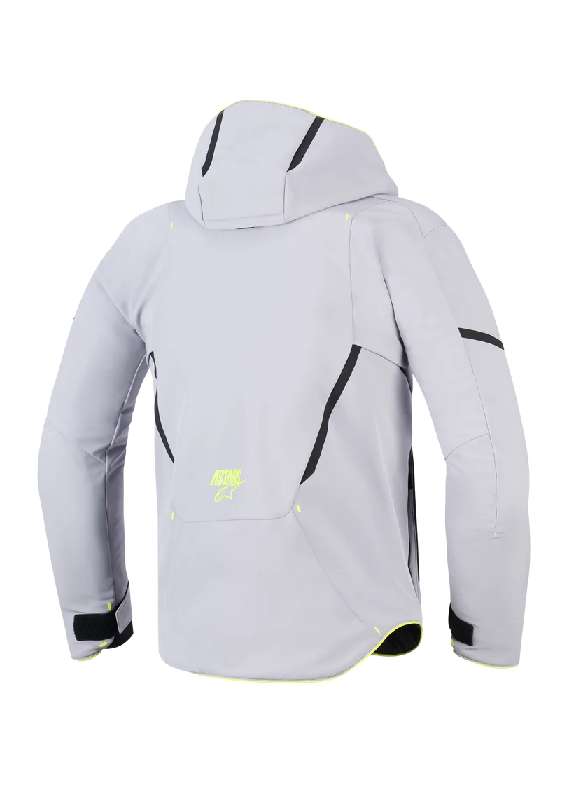 Chaqueta Alpinestars Impermeable AEROSHELL MD Gris/Amarillo FLUO - Image 2