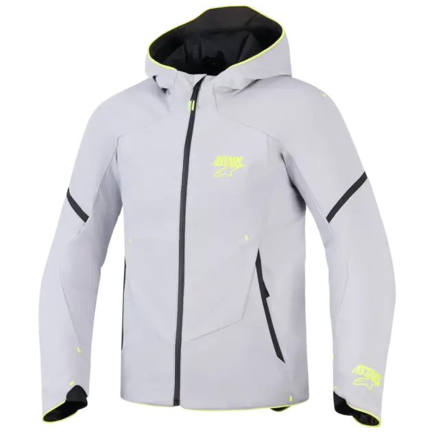Chaqueta Alpinestars Impermeable AEROSHELL MD Gris/Amarillo FLUO