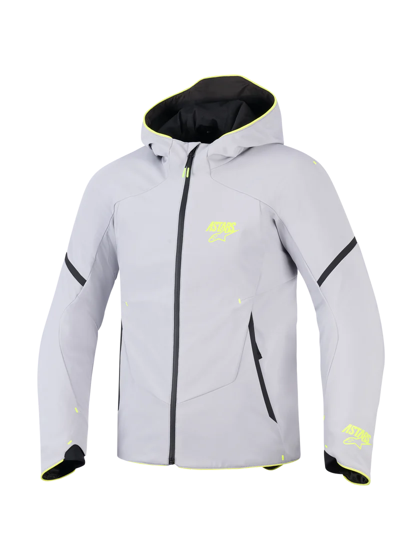 Chaqueta Alpinestars Impermeable AEROSHELL MD Gris/Amarillo FLUO