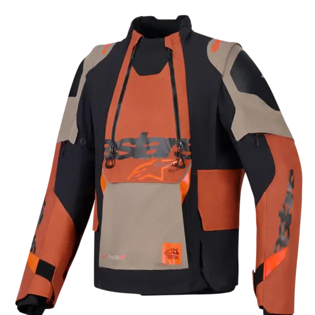 Chaqueta Alpinestars HALO PRO Drystar XF LMNTD WLNT/RUST/Negro