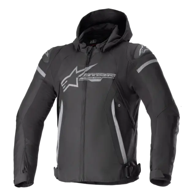 Chaqueta Alpinestars ZACA Impermeable Negro/Gris