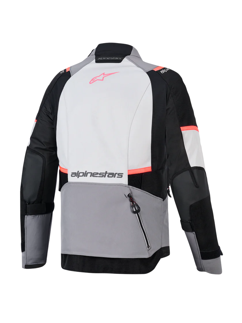 Chaqueta Alpinestars 4W ANDES V4 Drystar DK Gris/Gris/Azul/CORAL - Image 2
