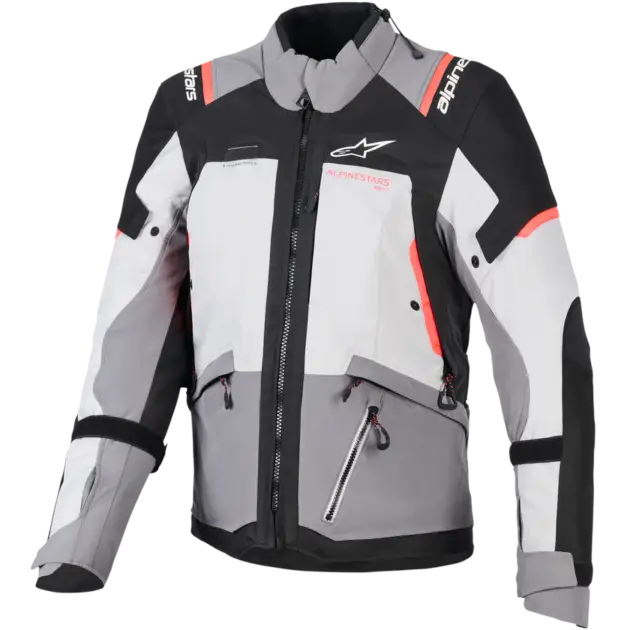Chaqueta Alpinestars 4W ANDES V4 Drystar DK Gris/Gris/Azul/CORAL