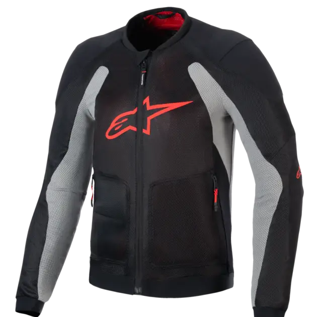 Chaqueta Alpinestars TROOP AIR Negro/Gris/BRIGHT RED