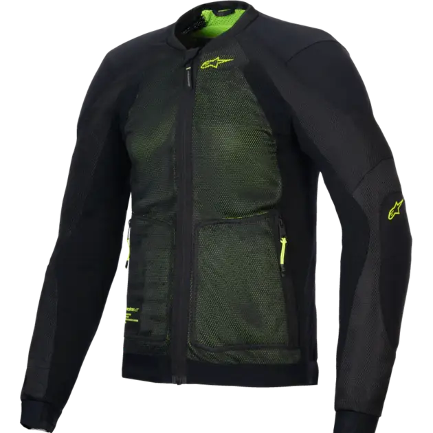 Chaqueta Alpinestars TROOP AIR Negro/FLUO Amarillo
