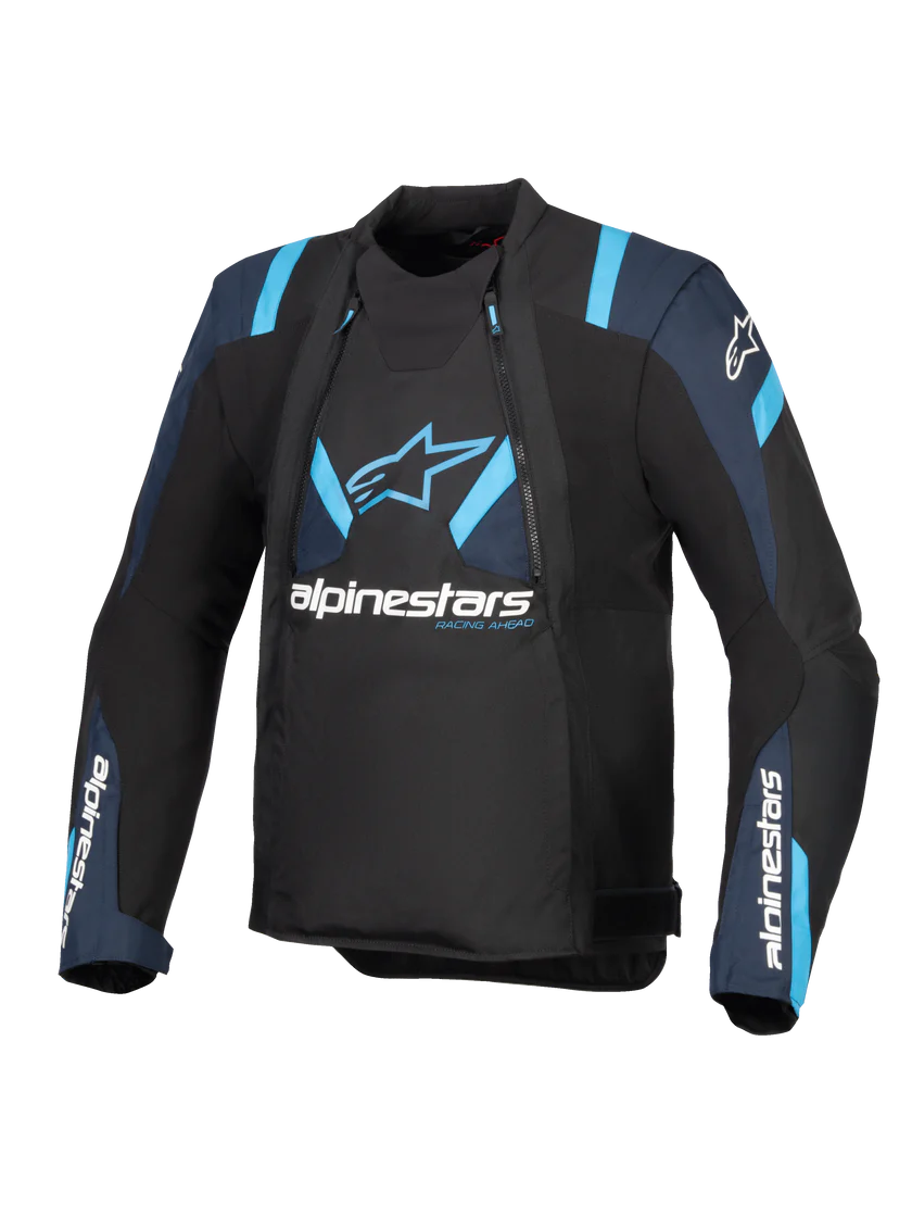 Chaqueta Alpinestars T-STUNT AIR Negro/DK Azul/LT Azul