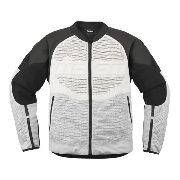 Chaqueta Overlord3 de Cuero Blanco