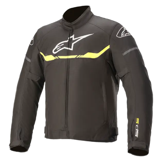 Chaqueta Alpinestars T-SPS Impermeable Negro/Amarillo