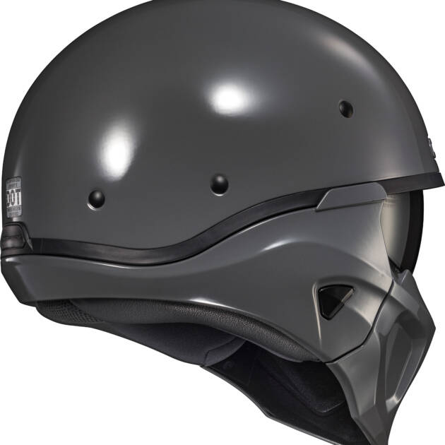 Scorpion COVERT X OPEN-FACE Casco Brillante Negro