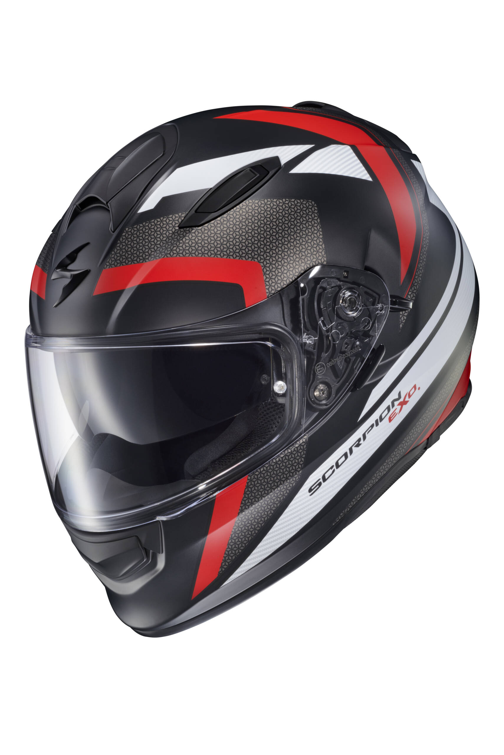 Scorpion RYZER FULL-FACE Casco Brillante Negro