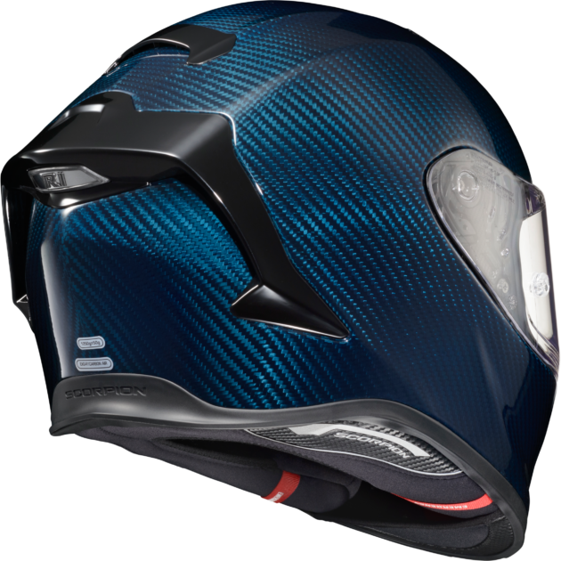 Scorpion EXO-R1 AIR FULL FACE Casco CARBON ONYX Brillante Negro