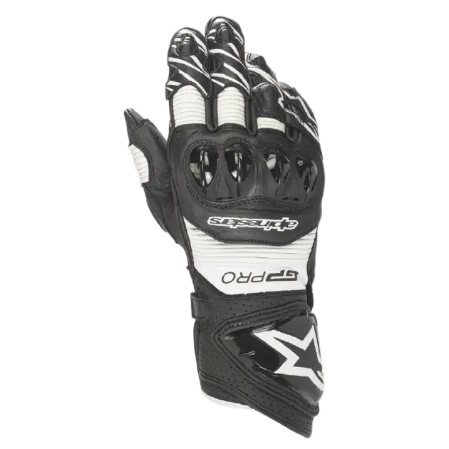 Guante Alpinestars GP PRO RS3 Negro/Blanco