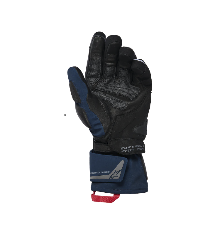 Guante Alpinestars Blanco-8 GTX Negro/BLUE - Image 2