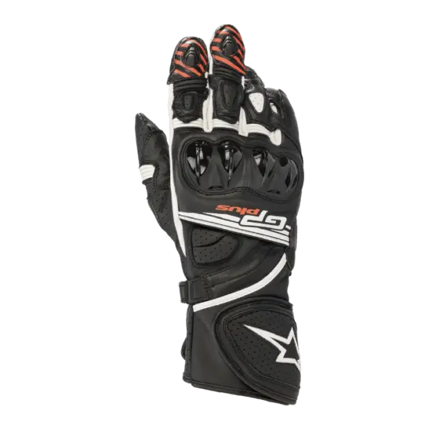 Guante Alpinestars GP+Rojo V2 Negro/Blanco