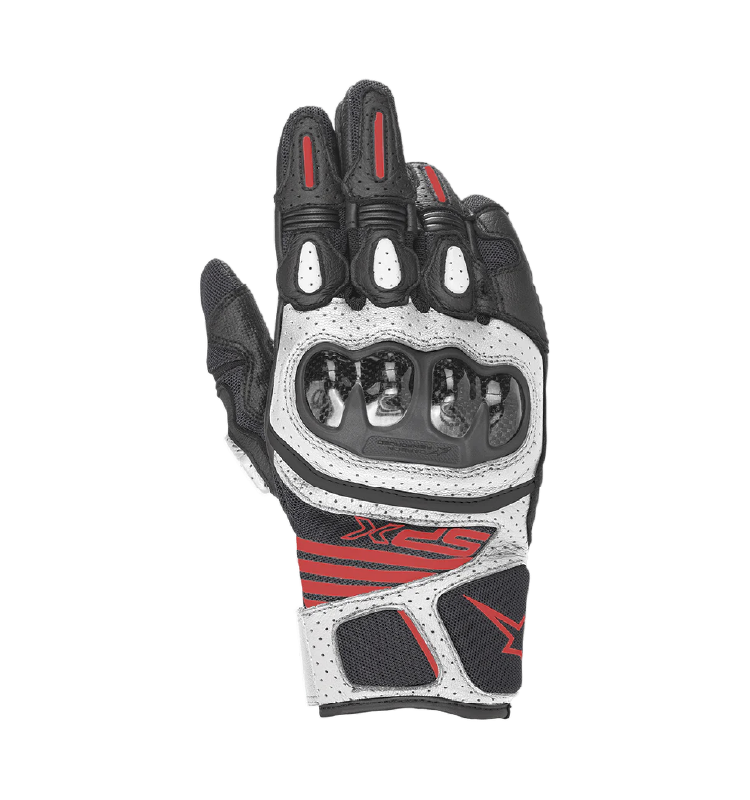 Guante Alpinestars SPX AC V2 Negro/Blanco/Rojo