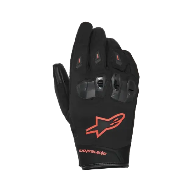 Guante Alpinestars SP X Z Impermeable Negro/RED FLUO