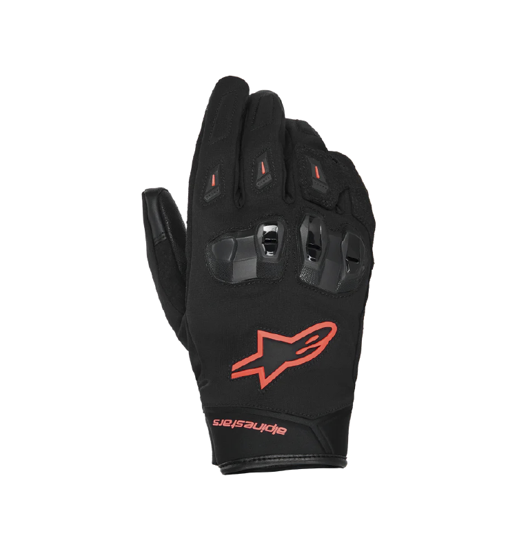 Guante Alpinestars SP X Z Impermeable Negro/RED FLUO