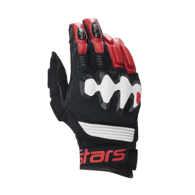 Guante Alpinestars HALO Negro/Blanco/Rojo