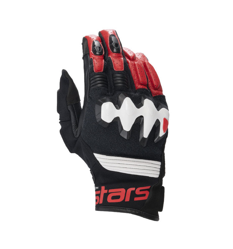 Guante Alpinestars HALO Negro/Blanco/Rojo