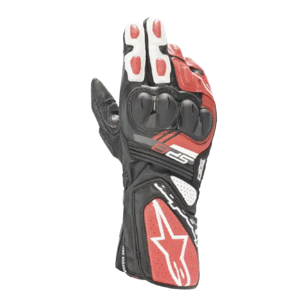 Guante Alpinestars SP-8 V3 Negro/Blanco/Rojo