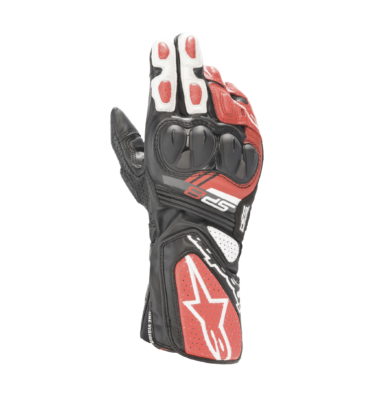 Guante Alpinestars SP-8 V3 Negro/Blanco/Rojo