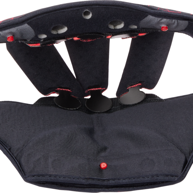AGV Forro Interior PSTARR Negro/Rojo