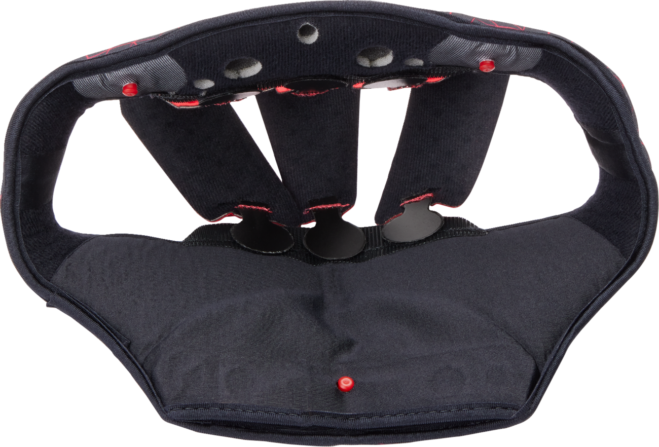 AGV Forro Interior PSTARR Negro/Rojo
