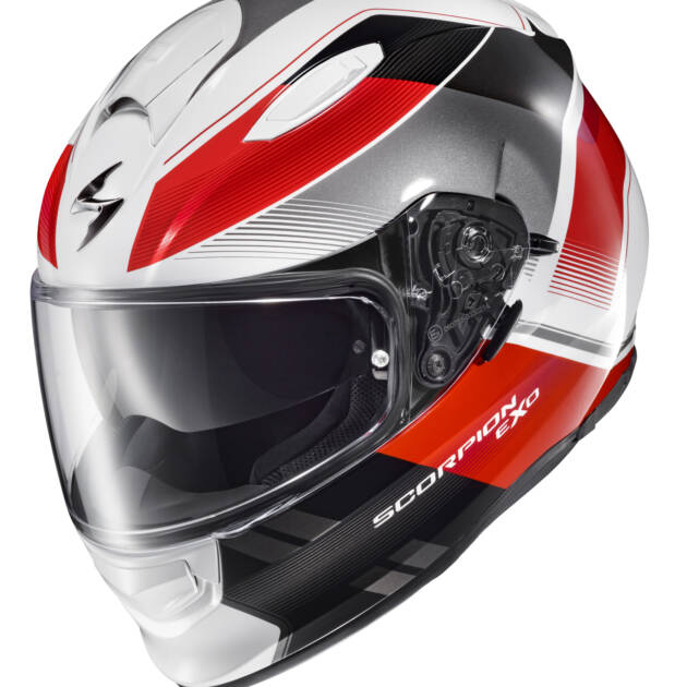 Scorpion RYZER FULL-FACE Casco Brillante Negro