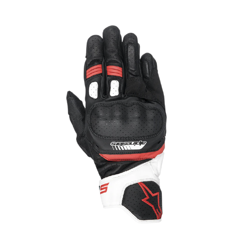 Guante Alpinestars SP-5 Negro/Blanco/Rojo
