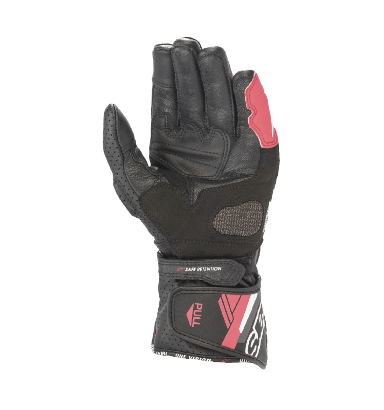 Guante Alpinestars 4W SP-8 V3 Negro/Rosado - Image 2