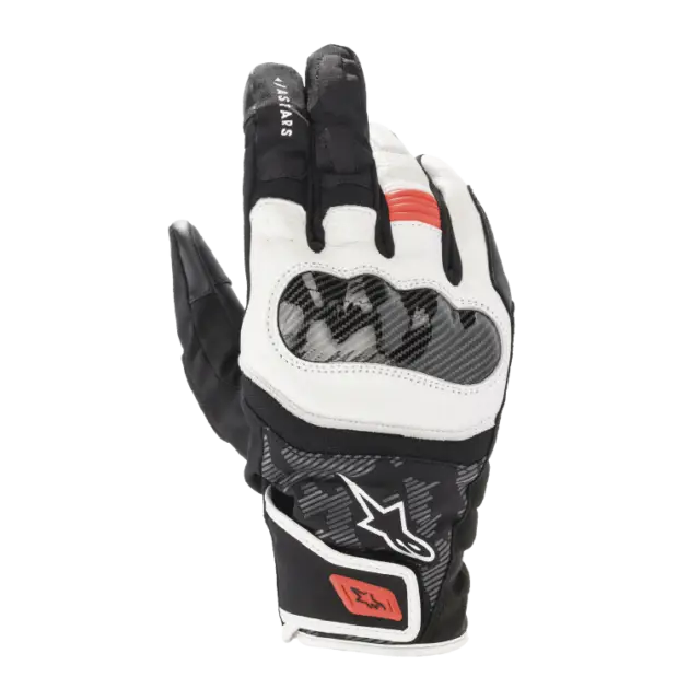 Guante Alpinestars SMX Z Drystar Negro/Blanco/Rojo