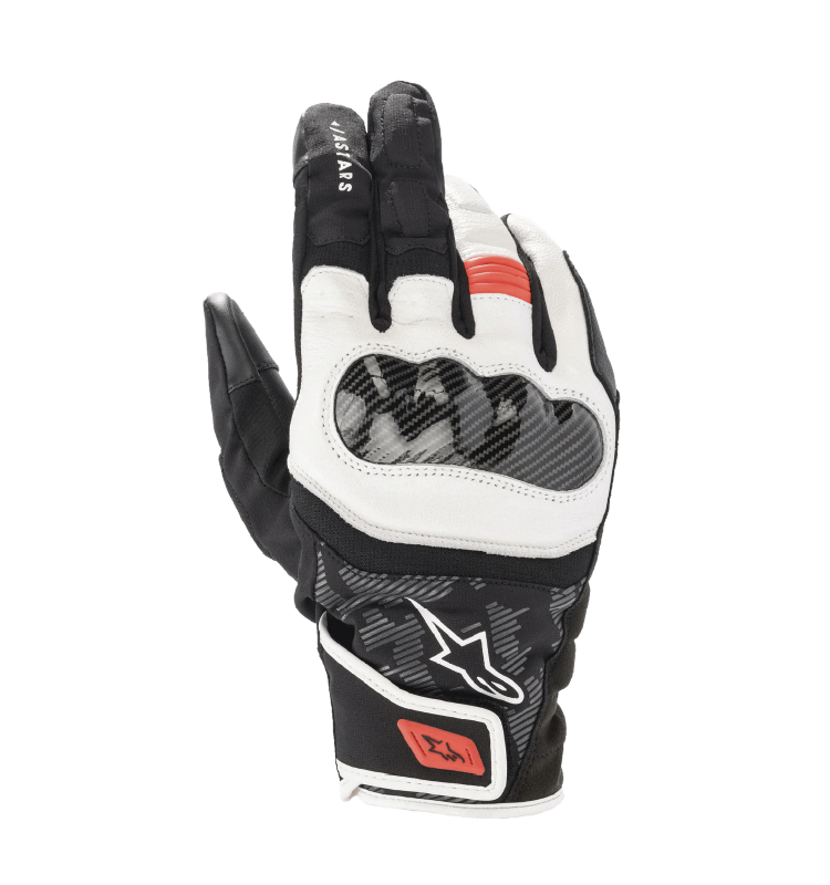 Guante Alpinestars SMX Z Drystar Negro/Blanco/Rojo