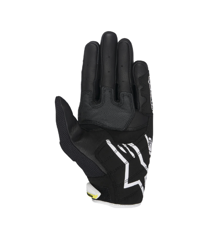Guante Alpinestars SMX-2 AC Negro/Blanco/Amarillo S V2 - Image 2