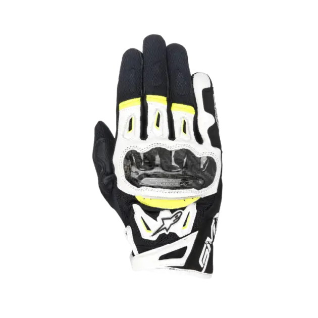 Guante Alpinestars SMX-2 AC Negro/Blanco/Amarillo S V2