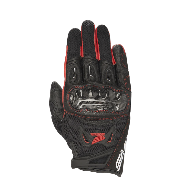 Guante Alpinestars SMX-2 AC H Negro/Rojo