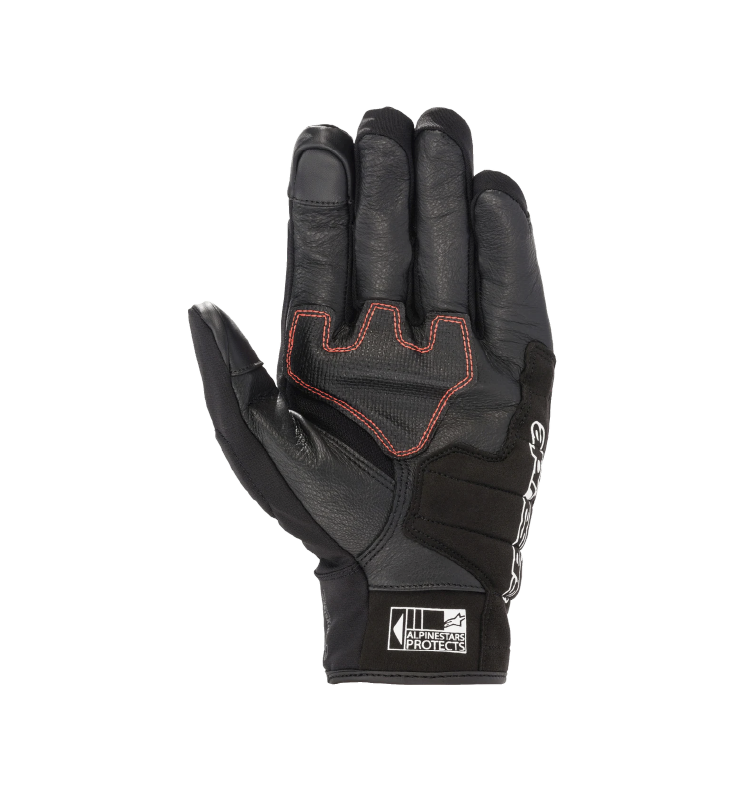 Guante Alpinestars H SMX Z Impermeable Negro/Rojo - Image 2