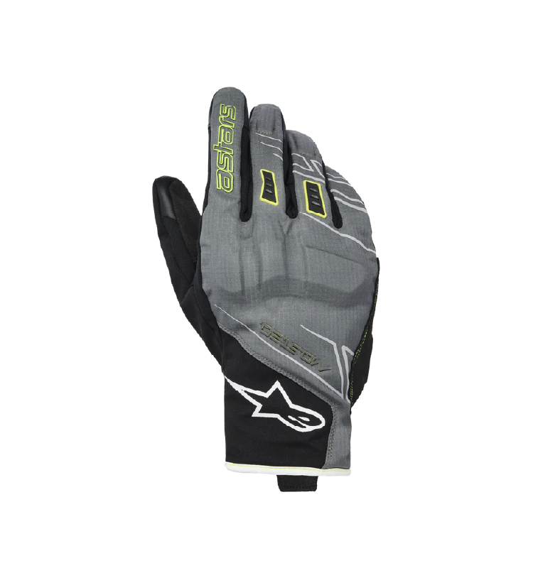 Guante Alpinestars MOBLAST Impermeable Gris/Negro/Amarillo