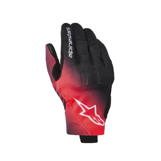 Guante Alpinestars REEF V2 Negro/Rojo FLUO/Blanco