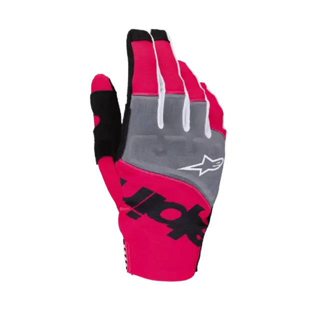 Guante Alpinestars MX TECHSTAR Negro/Rosado