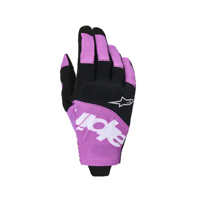 Guante Alpinestars MX TSTAR Negro/LT Gris/PURPLE