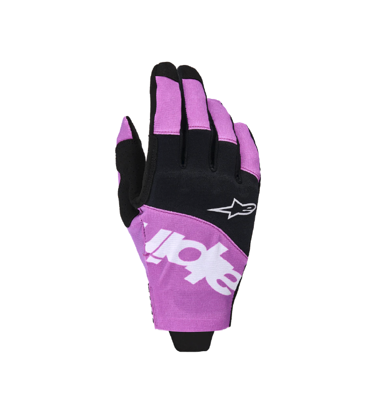 Guante Alpinestars MX TSTAR Negro/LT Gris/PURPLE