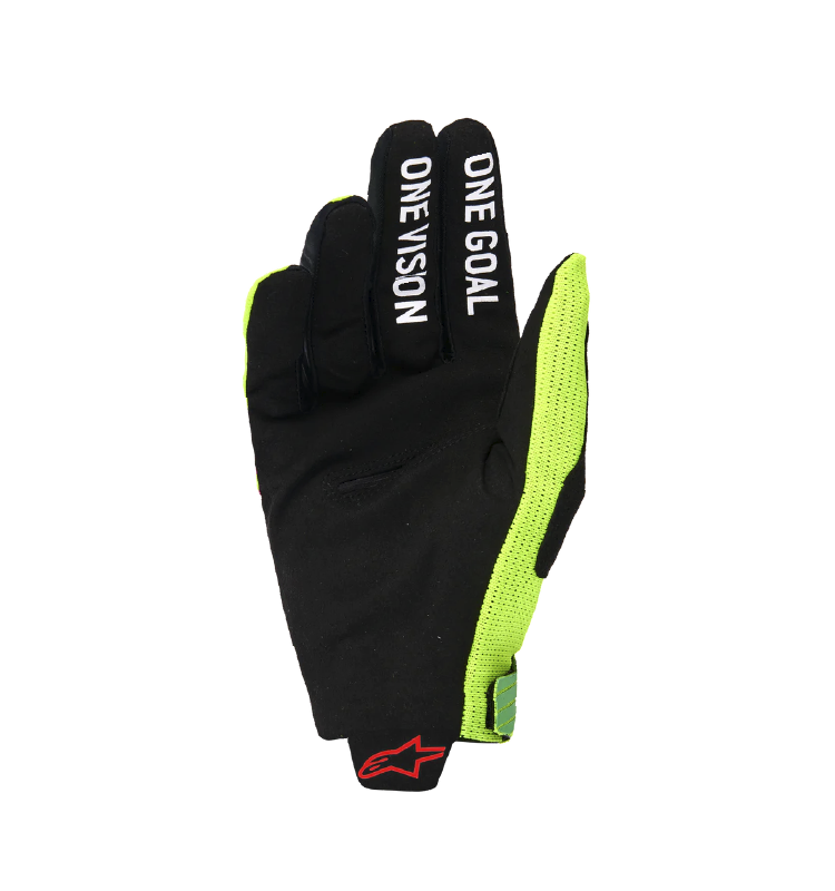 Guante Alpinestars MX RADAR PRO Verde/Amarillo FL/Rosado FL - Image 2