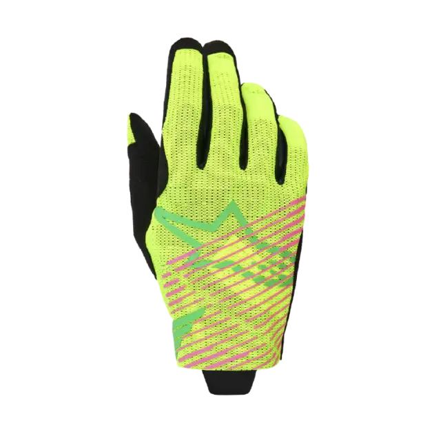 Guante Alpinestars MX RADAR PRO Verde/Amarillo FL/Rosado FL