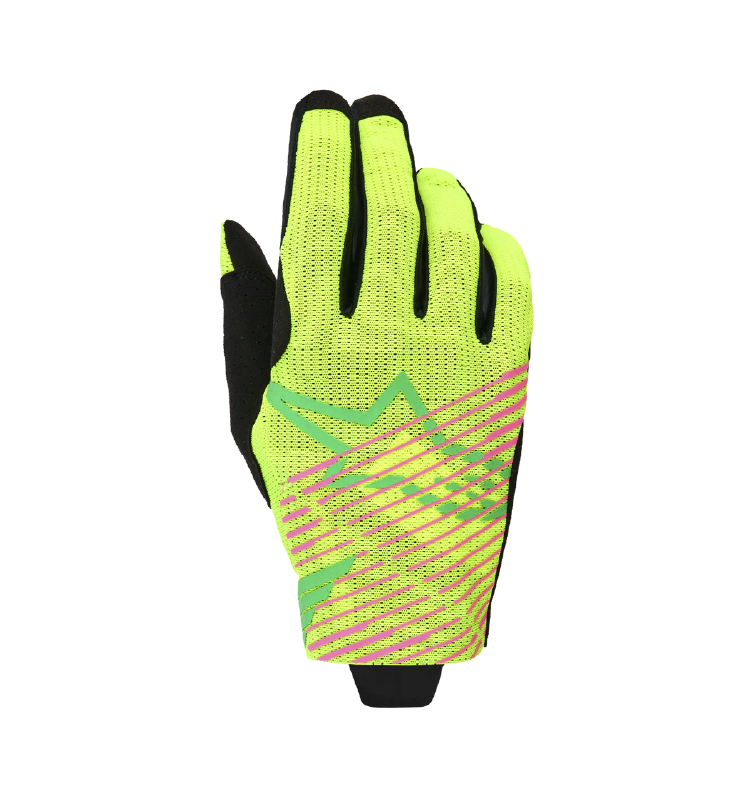 Guante Alpinestars MX RADAR PRO Verde/Amarillo FL/Rosado FL