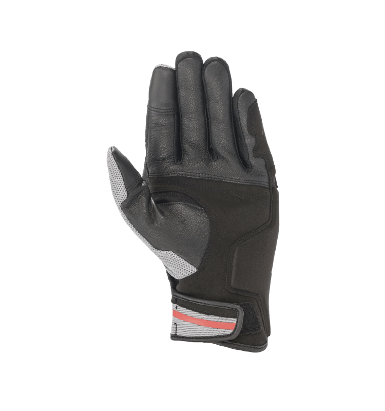 Guante Alpinestars CHROME Gris/Negro/Rojo - Image 2